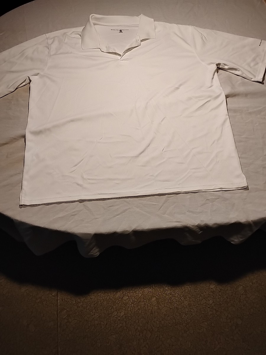 Beverly Hills Polo Club Modern Fit White 3XLT Short Sleeve Polo