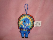 2023 McDonalds The Masked Singer Toy 1 Peacock Hanging Plush