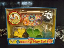 MELISSA DOUG - LET'S PLAY HOUSE BAKING PLAY SET - 20 TOOLS - BNIB - 9356