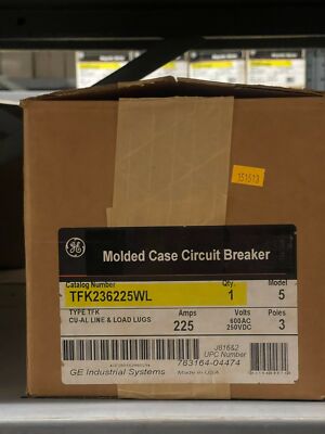 NEW GENERAL ELECTRIC TFK236225WL CIRCUIT BREAKER - QTY 1