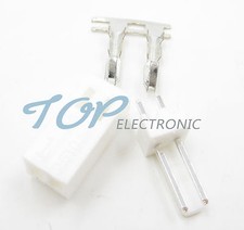 100sets KF2510 2Pin Connector Kits 2.54mm Male Pin Header Terminal Female