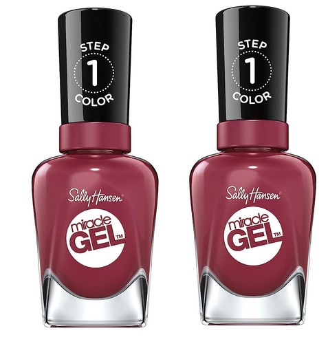 Lot of 2) CHOICE of Color Sally Hansen Miracle Gel Nail Polish Buy More Save Mor - Picture 33 of 68