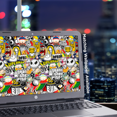 MightySkins Jungle Glam Skin Wrap For HP Chromebook X360 14 (2020) – Protective & Stylish Vinyl Decal - View #4