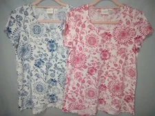 Weekends By CHICO'S Short-Sleeved Shirttail Tee (0) (Multiple Available)