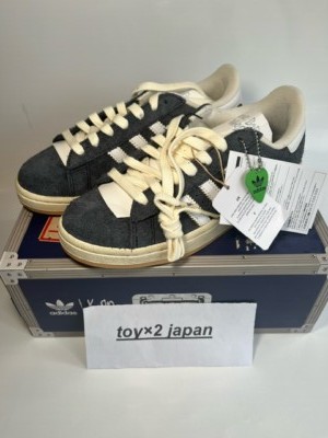 ★24SS★Korn × adidas Originals Campus 2 \"Black/White/Gum\" adidas Korn x Campus 00s Black Gum for Sale | Authenticity