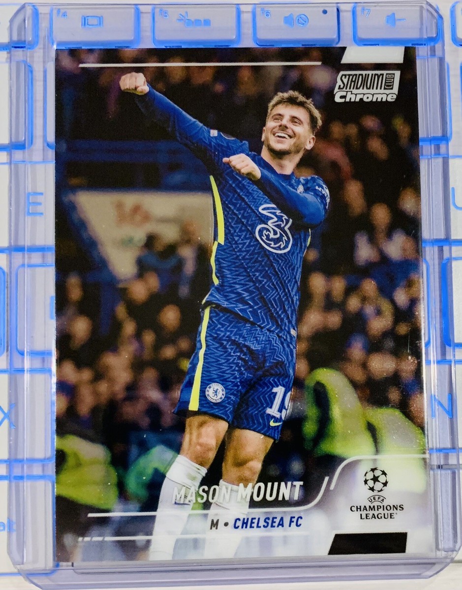 メイソンマウント【チェルシーFC No.19 2022/2023】 2021-22 Stadium Club Chrome UEFA Base #19 Mason Mount