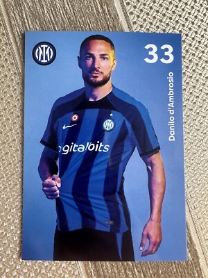 Danilo d Ambrosio Inter Milan AC Monza Autograph Card