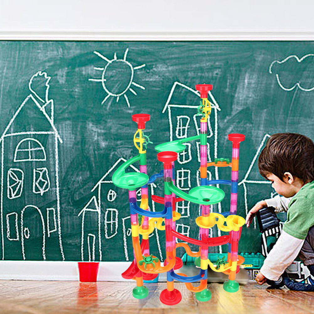 109x DIY Ball Track Construction Child Building Blocks Toy Development