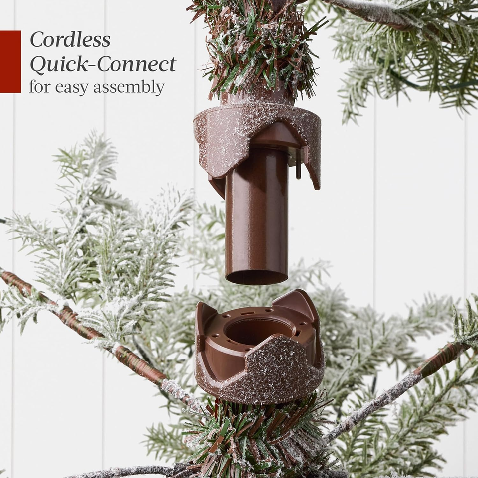 Best Choice Products PreLit Sparse Christmas Tree 7.5Ft Artificial