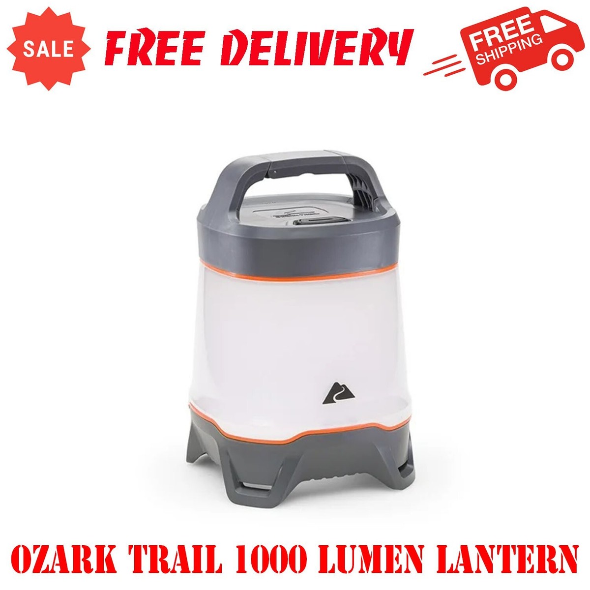 Ozark Trail 1000 Lumen Lantern - LED Camping Light, 275-Hour