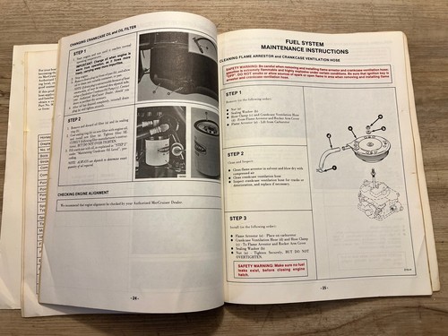 1984 MerCruiser operation and maintenance manual model 488R - Bild 2 von 3