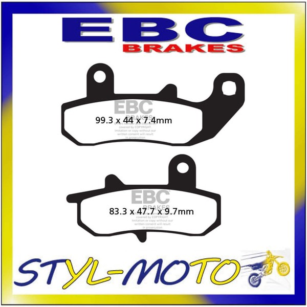 FA157 BeläGe Organisch Aramid Hinten Ebc Suzuki Dr 650 R 1990-1993-image
