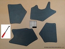 Splash Apron Seal Set For 2007-2024 Toyota Tundra Sequoia Liner Apron Wclip U