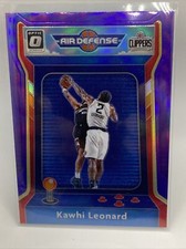 2020-21 Donruss Optic KAWHI LEONARD Air Defense Purple Holo Prizm Clippers No. 4