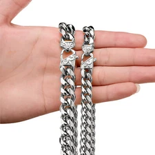 10/14MM  Stainless Steel Miami Hip Hop Cuban Chain or  Bracelet