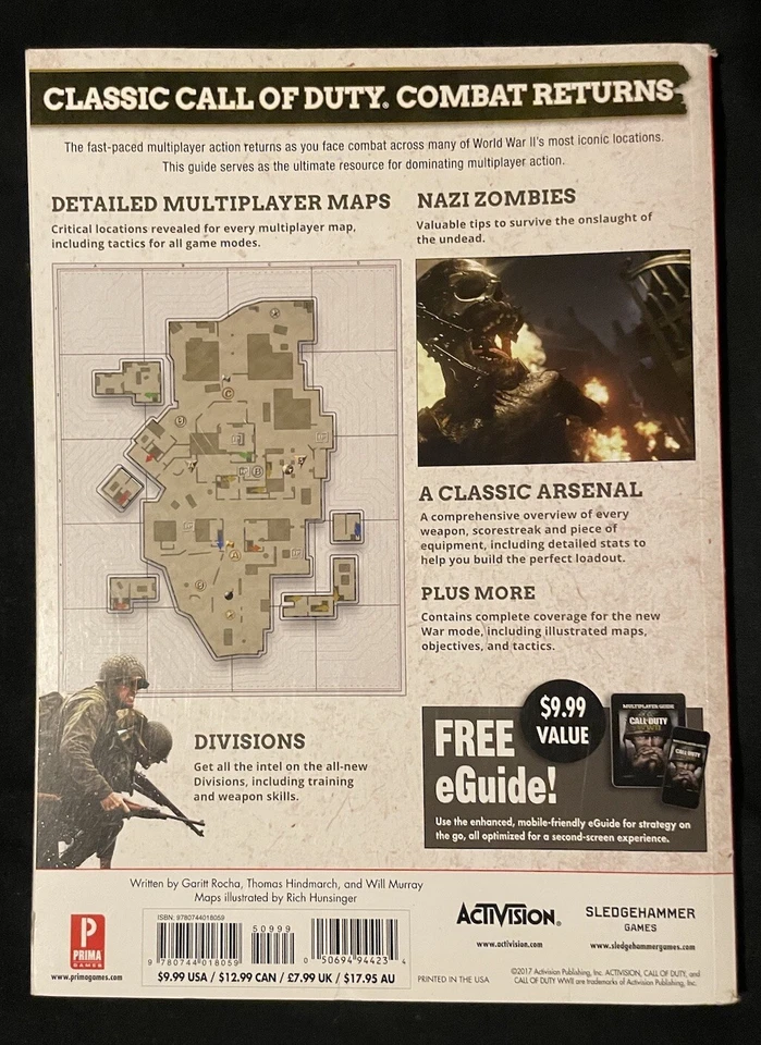 Call Of Duty WWII 2 Multiplayer Guide Prima - Free Postage - Image 2 of 2