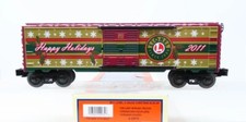 LIONEL 2011 CHRISTMAS BOXCAR 6-29975 O GAUGE HAPPY HOLIDAYS WREATH TRAIN