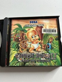 Chuck Rock II Son of Chuck- Sega Mega CD (SMC, 1993 PAL) Game CIB 