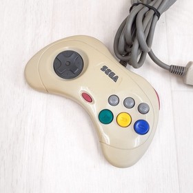 Sega Saturn console bundle with 2 controllers & 5 games Japanese white tested