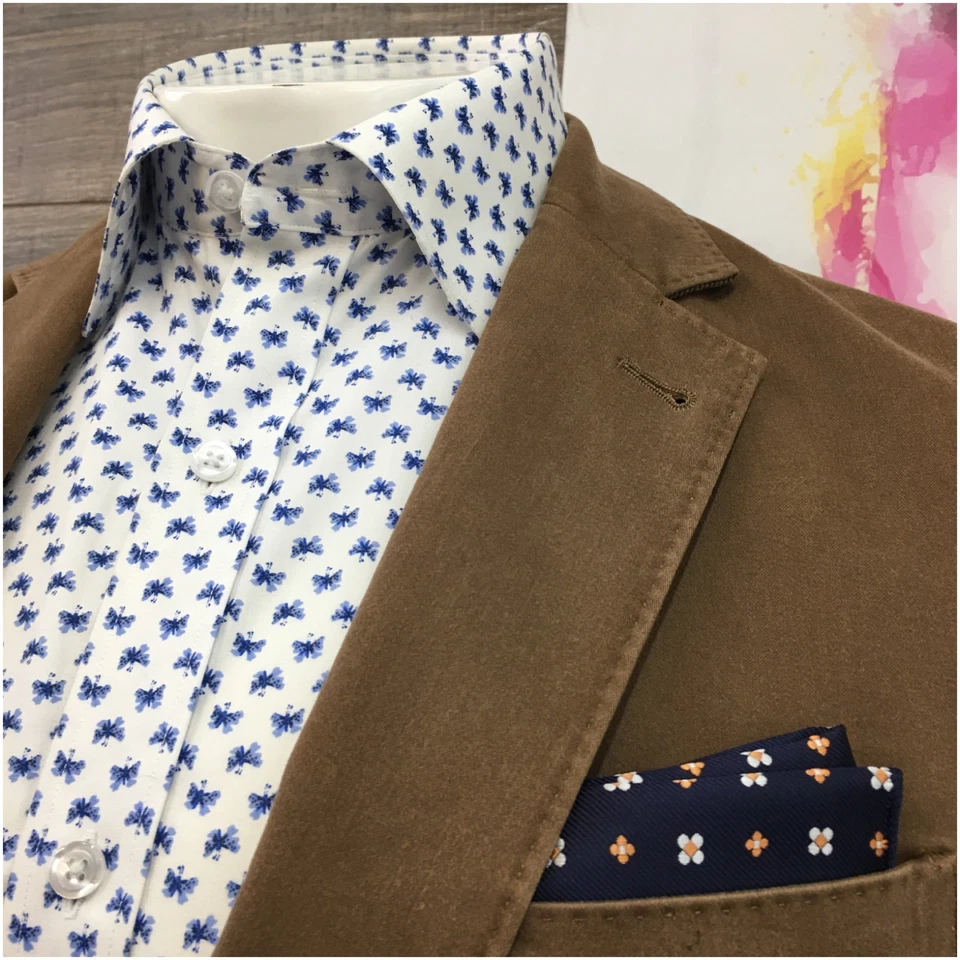 KROON Hombres Blazer Abrigo Deportivo Chaqueta Informal Talla 38R Traje Clásico de Algodón Foto 2 de 4