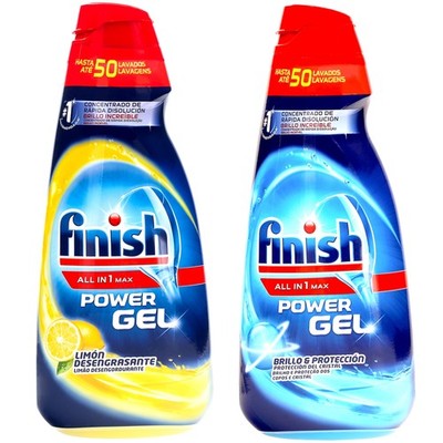 Finish Power Gel Max Spülmaschinenreiniger All in One 2x1000ml