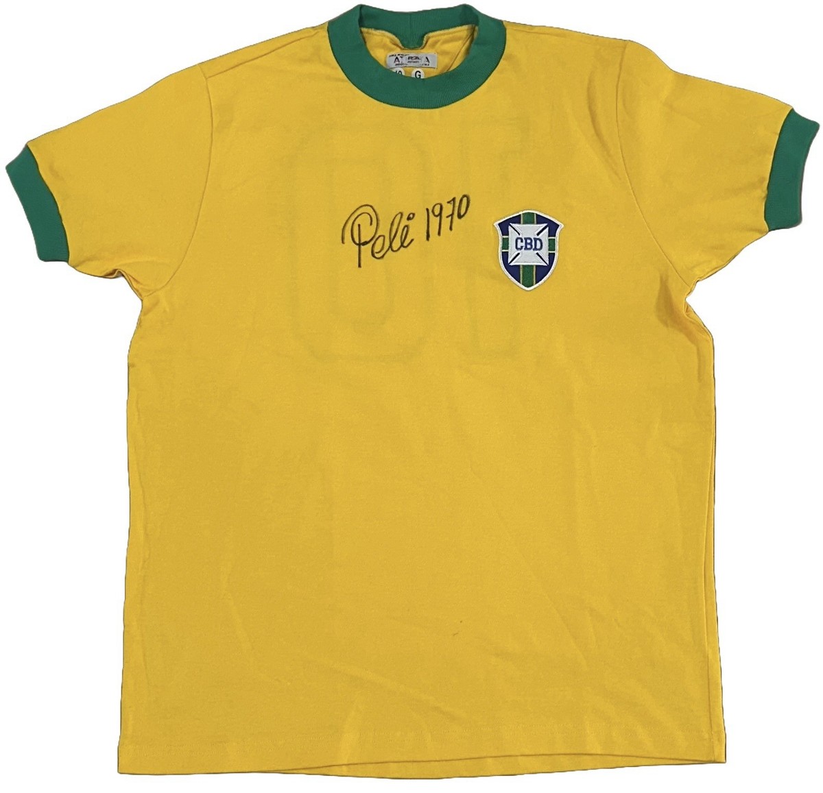 Pele Signed Rare Athleta Brazil Vintage World Cup Jersey 1970