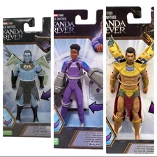 Wakanda Forever 3-Figure Bundle: Attuma, Shuri & Black Panther 6in Hasbro