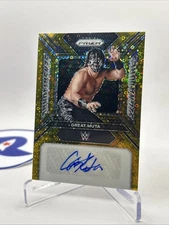 2024 Panini Prizm WWE Great Muta Sensational Signatures Auto Gold Disco 10/10