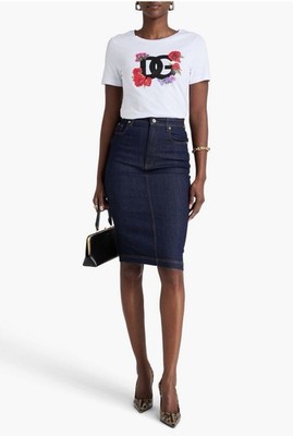 Dolce&Gabbana, D&G, Jeansrock, 5 Pocket Style, Dark Denim, Ital. 40, Gucci Style