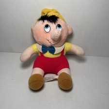Vintage Pinocchio Plush Doll Walt Disney Productions 6" Stuffed Plush VTG