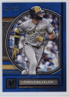 2025 Topps Museum Collection Sapphire 64/150 Christian Yelich #68 19l7
