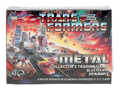 2026 Dynamite Transformers 40th Anniversary Metal Blaster Box