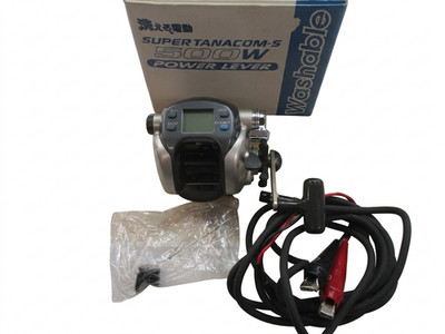 DAIWA Super Tanacom S 500W Elektrische Angelrolle mit Box Schnur Verkostet Ge...