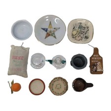 VTG Dollhouse Miniatures 12 pc Lot Kitchen Items