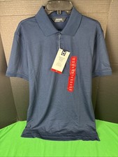 Member's Mark Men's Stretch Pique Polo Size XS Blue Cove