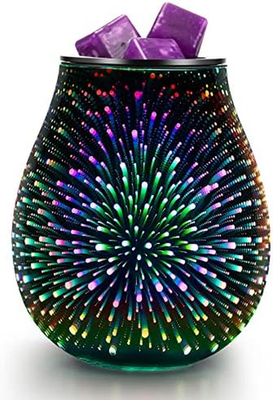 #ad Glass Electric Wax Melt Warmer Oil Burner $21.36
