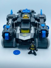 Imaginext Batman Batbot Transforming Robot w/ Lights &amp; Sounds,Works-No Remote