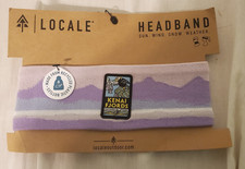 Kenai Fjords National Park Locale Headband Sun Wind Snow Weather Purple Blue New