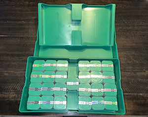 Empty US Mint American Silver Eagle Monster Box w/ Tray and 25 Empty Tubes