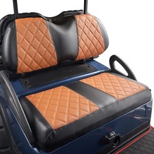 NOKINS Golf Cart Diamond Seat Covers Kit, Fit for Club Car Precedent OEM Standar
