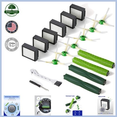 18-Pack Replacement Accessories for Robotic Vacuum with HEPA Filters & Brushes