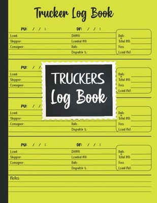 Truckers Log Book: A trucker vital notebook to track driving schedule, Dispatch,