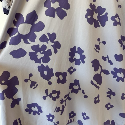 Greyson Golf Polo Uomo M Fiori Polo Catbird Nuova con etichette - Viola Floreale - Foto 2 di 10