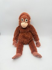 IKEA Djungelskog Orangutan Plush Stuffed Animal Brown Mom Baby Set Soft LRG 22"