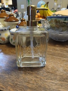 Michael's Essenza Aqua Citron Liquid  Empty Hand Soap Glass Bottle,  16.9 Oz
