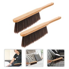  2 Pcs Brosse De Lit Pour Le Nettoyage À Meubles Des Manches En Bois