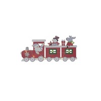 Star Trading Verspielte Weihnachtsleuchte ,Billy' Aus Holz, Weihnachtszug Mit 1