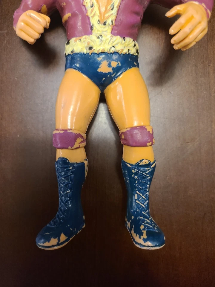 Boneco de luta livre vintage raro LJN 1987 TITAN LJN WWE/WWF King Harley Race 8” n - Imagem 3 de 4