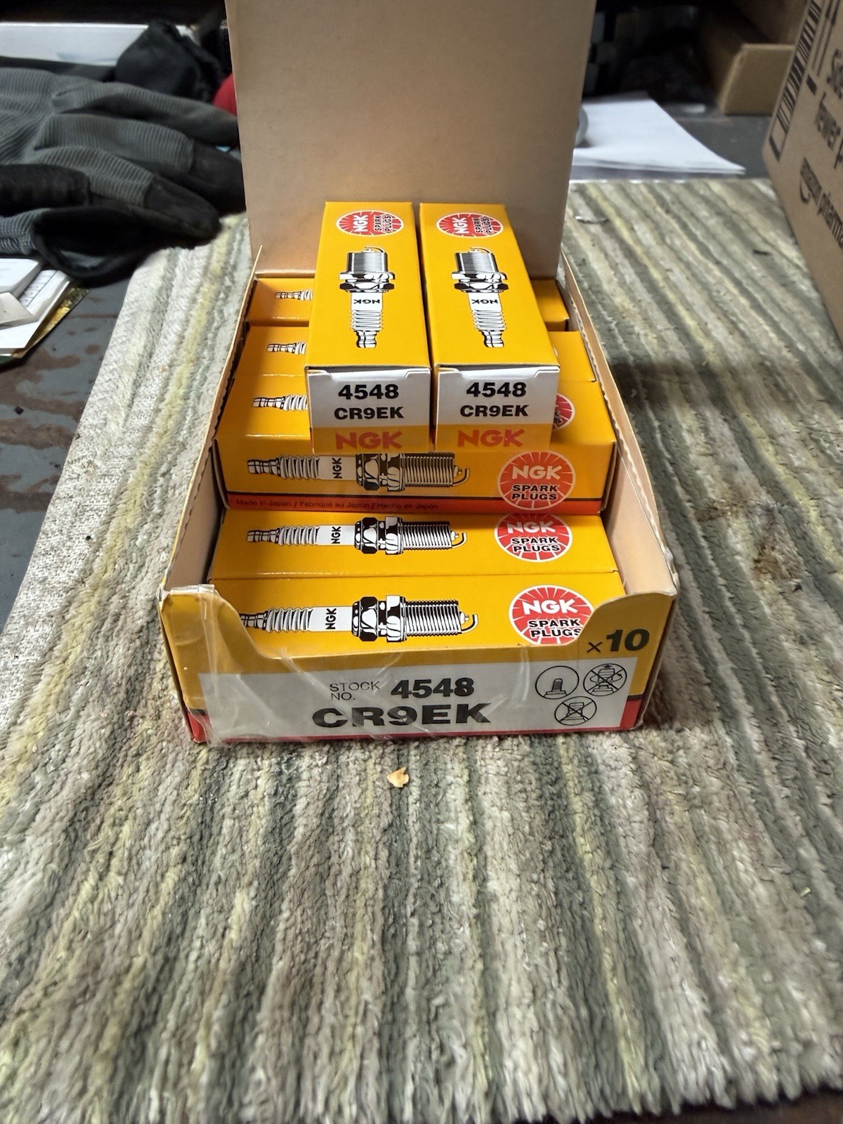 NGK CR9EK Spark Plugs 10 Pack Suzuki Kawasaki