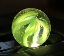 Vitro 8 Eight-Finger Ribbon Caged Cat's Eye Marble .59" MINT